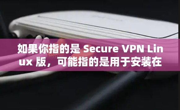 如果你指的是 Secure VPN Linux 版，可能指的是用于安装在 Linux 系列计算机上的 VPN 软件。以下是一些常见的 Linux VPN 软件推荐