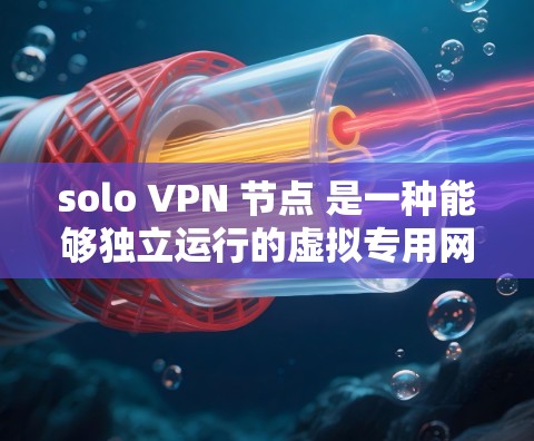solo VPN 节点 是一种能够独立运行的虚拟专用网络协议，用户可以自行配置和管理，无需依赖内部服务器。以下是 solo VPN 节点 的详细介绍