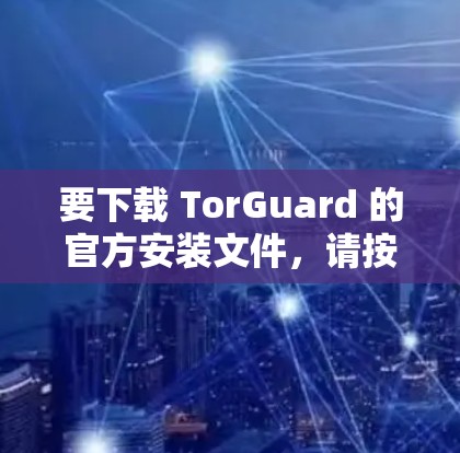 要下载 TorGuard 的官方安装文件，请按照以下步骤操作