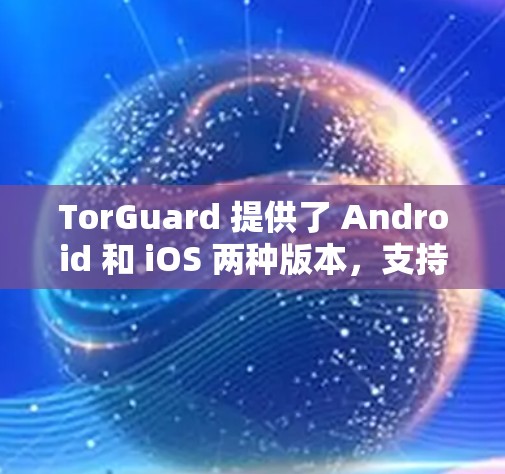 TorGuard 提供了 Android 和 iOS 两种版本，支持在不同设备上使用 Tor 防晒功能。以下是关于 TorGuard iOS 版本的详细信息