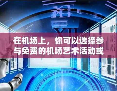 在机场上，你可以选择参与免费的机场艺术活动或展览，享受欣赏艺术作品的美景。以下是一些推荐的机场艺术活动