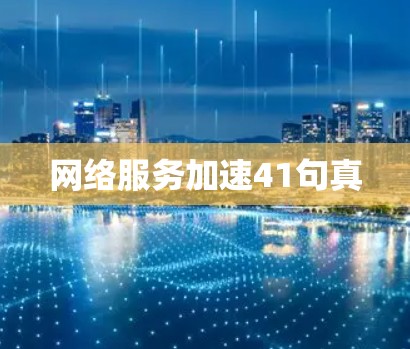 网络服务加速41句真