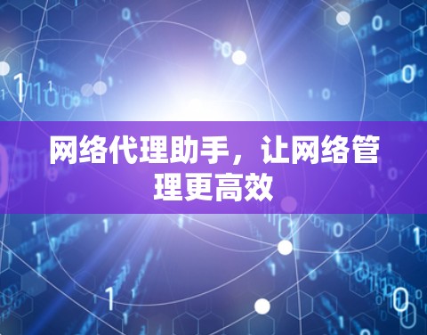网络代理助手，让网络管理更高效