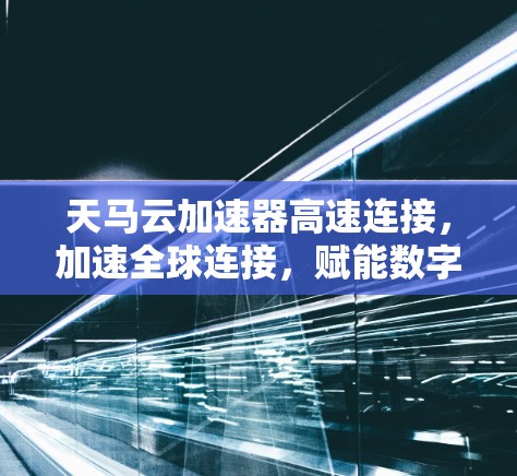 天马云加速器高速连接,加速全球连接,赋能数字经济 天马云加速器高速连接,加速全球连接,赋能数字经济