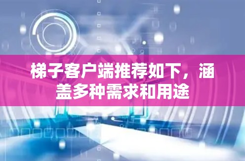 梯子客户端推荐如下，涵盖多种需求和用途