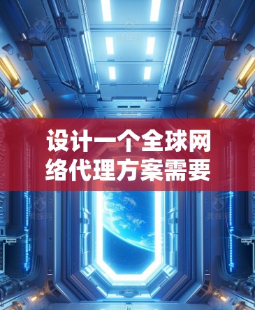 设计一个全球网络代理方案需要综合考虑业务需求、技术选型和实施因素。以下是一个详细的解决方案