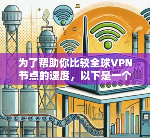 为了帮助你比较全球VPN节点的速度，以下是一个综合考虑的因素和可能的排名建议