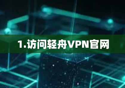 1.访问轻舟VPN官网