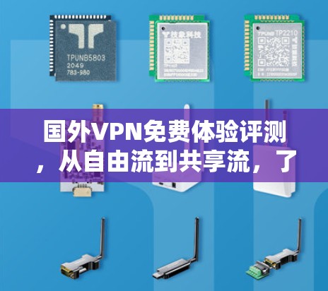 国外VPN免费体验评测，从自由流到共享流，了解哪个更适合你