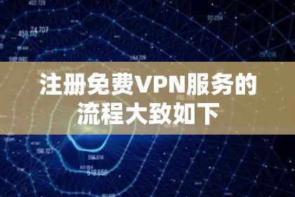 注册免费VPN服务的流程大致如下